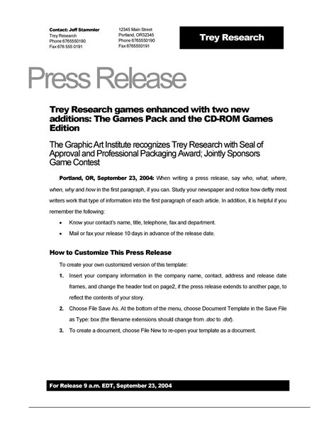 PRESS STATEMENT May 26, .
